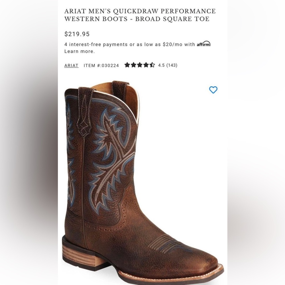 Ariat boots